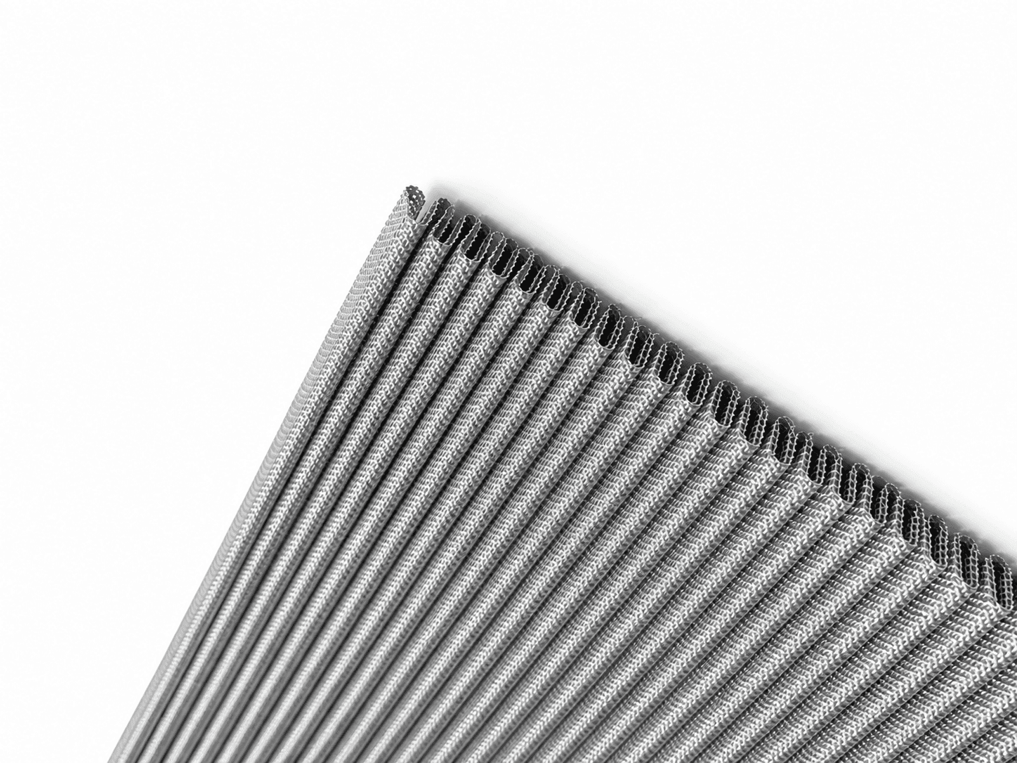 Pleated Mesh
